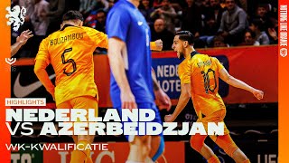 𝗣𝗟𝗔𝗬𝗢𝗙𝗙𝗦 𝗜𝗧 𝗜𝗦 💥  Highlights Oranje Futsal 🇳🇱  Azerbeidzjan 🇦🇿 [upl. by Danila712]