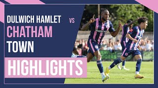 HAMLET HIGHLIGHTS Dulwich Hamlet vs Chatham Town  Isthmian League Premier Division  28823 [upl. by Lemmie]