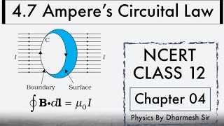 47 Amperes Circuital Law Chapter 04 Moving Charges and Magnetism Class 12 NCERT [upl. by Danika]