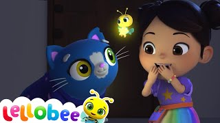 Glowing Bees Nighttime Surprises  🍯 Lellobee Kids Songs amp Cartoons Sing and Dance [upl. by Adnirim408]