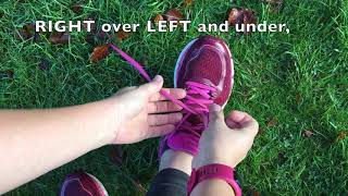 Square knot lacing [upl. by Morgen]