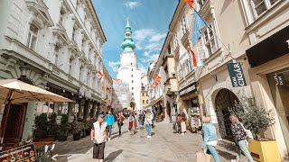 Bratislava Slovakia đź‡¸đź‡°  Walking Tour October 2023 bratislava [upl. by Oinotnaesoj]