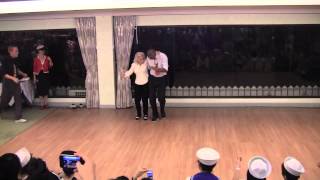 Men line up to dance with 90 year old on her birthday [upl. by Yna]