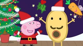 Peppa Pigs Christmas  Mr Potatos Christmas Show [upl. by Gavan384]