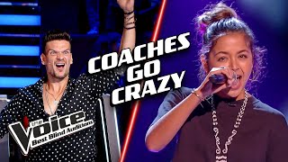 CRAZIEST Coach REACTIONS Ever on The Voice [upl. by Rodrick]