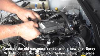 CNG BiFuel Chevy Cavalier Gas Mass Sensor Removal and Installation [upl. by Onileba]