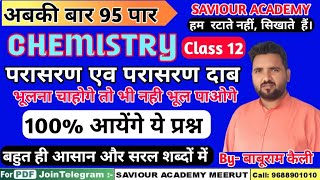 Class 12 Chemistry  Unit 2 Solution  colligative properties I Osmosis and Osmotic Pressure [upl. by Farmer68]