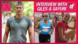 IRONMAN Milind Soman Interviews Coach Giles And Motivational Speaker Sayuri [upl. by Ramburt116]