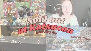 I sold out completely at Katsucon 2024 Artist alley Vlog [upl. by Dwyer]