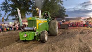 One of the most beautiful pro stock pulling tractors on the planet [upl. by Ahsetan]