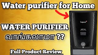 Livpure Water Purifier review Smart RO  Mineralizer  UV in Tamil [upl. by Solhcin712]