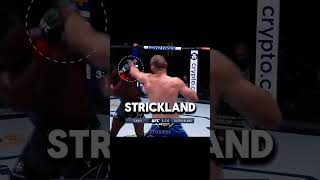 How Sean Strickland almost finished Uriah Hall mma [upl. by Delcina]