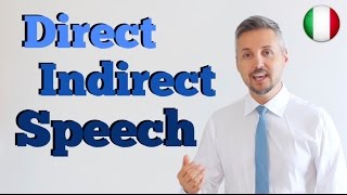 Inglese per Italiani Direct and Indirect Speech Discorso diretto e indiretto [upl. by Ignacio394]