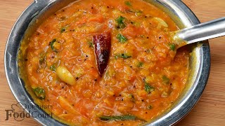 Tomato Dal Recipe Tomato Pappu [upl. by Aihceyt]