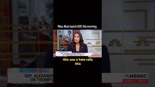 AOC doesn’t hold back on￼ Trump’s “hate rally” [upl. by Cressi]