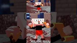 Cuphead Collecting souls in MINECRAFT [upl. by Ahtaga]