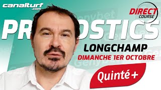 Pronostic QUINTE et courses PMU Dimanche 1er Octobre 2023  En partenariat avec GenybetTurf [upl. by Refeinnej]