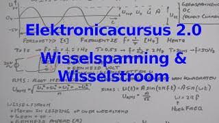 Elektronicacursus 20 Wisselspanning en stroom [upl. by Meela867]