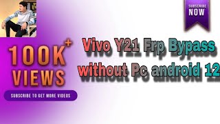 Vivo Y21 Frp Bypass google account without pc android 12 new security 2023v2111 [upl. by Swehttam]