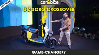 Gogoro Crossover is here  will it kickstart Indias batteryswap revolution  First Look [upl. by Roxy507]