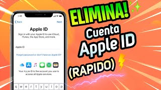 ⚡Cómo QUITAR la cuenta de Apple ID de cualquier iPhone o iPad sin Contraseña Eliminar Apple ID 2021 [upl. by Mela80]