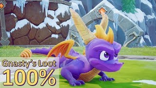 Spyro The Dragon Remastered  Gnastys Loot 100 Walkthrough [upl. by Japha]