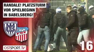 Randale Platzsturm amp Ausschreitungen in Babelsberg SVB  FSV Zwickau  Regionalliga Nordost [upl. by Waynant866]