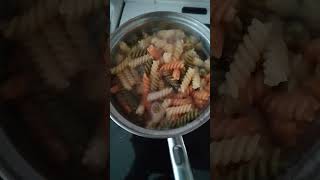 fixing Vegetarian food Pasta with veggie mince sauce [upl. by Hael]