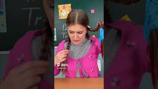 CRAZY HAIR PRANK 🤣🤣🤣 123 GO SHORTS funny [upl. by Elleira459]