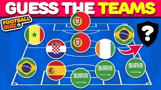 GUESS THE FOOTBALL TEAMS BY PLAYERS NATIONALITY  FOOTBALL QUIZ [upl. by Urquhart]