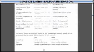 Învață Italiana Online Curs Incepatori temadictionar  Lectia 22 [upl. by Yarezed790]