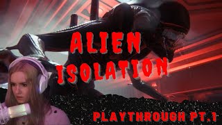 Scary Scary alien alien isolation playthrough pt 1 [upl. by Yar]