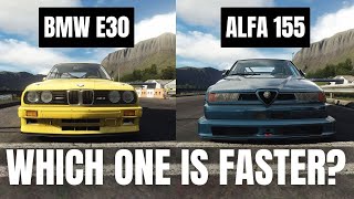 Battle Of The Legends Bmw E30 M3 Takes On Alfa Romeo 155 Ti At Bannochbrae [upl. by Aibat]