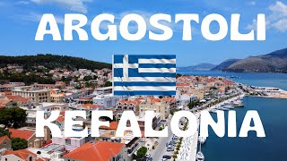 Argostoli Kefalonia ⛱ GREECE🇬🇷 Drone Video [upl. by Aikram]