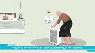 Tips How to manage the filters in Coway air purifier [upl. by Roberts]