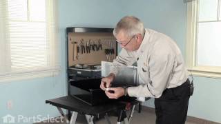 RangeStoveOven Repair Replacing the Rear Drawer Glide Frigidaire Part 3051163 [upl. by Rednijar341]