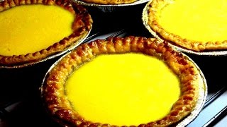 香港點心 Egg Tart Dim Sum aka Custard Tarts [upl. by Akenal]