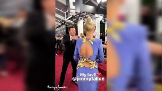 Jimmy Fallon and Rita Ora at Peoples Choice Award 2018 [upl. by Hagood]