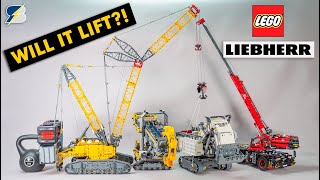 Will it lift LEGO Technic Liebherr LR 13000 extreme load test comparison and price evaluation [upl. by Azaleah28]