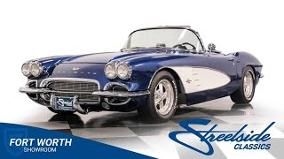 1961 Chevrolet Corvette Restomod 6894DFW for sale  Charlotte Atlanta Dallas Tampa Phoenix [upl. by Savvas]