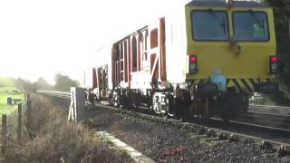 Tamper approaches Stoke Works Jn  Rugby  Maindee Depot [upl. by Ahsiryt]