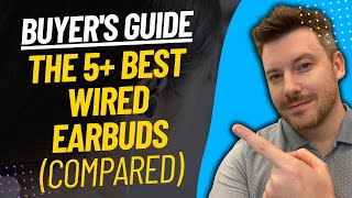 TOP 5 Best Wired Earbuds  Best Wired Earbud Headphones Review 2024 [upl. by Nnahtur]