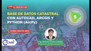 Curso Catastro con ArcGIS GRATIS 5 de 5 ► Convertir Cartografía Catastral en ArcGIS y ArcPy  CAEG [upl. by Elleyoj184]