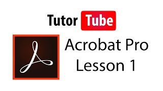 Adobe Acrobat Pro Tutorial  Lesson 1  Interface [upl. by Vladimar]