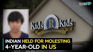 US News Indian American daycare worker arrested for alleged child molestation [upl. by Adiuqram767]