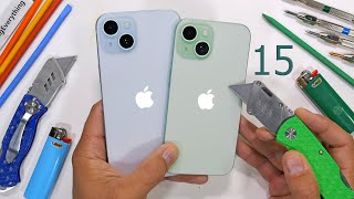 iPhone 15 Durability Test  is Aluminum better than Titanium [upl. by Edie616]