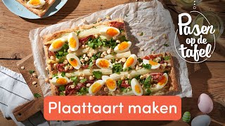 Maak Je Eigen Plaattaart Voor Pasen  PAASRECEPT [upl. by Brick]