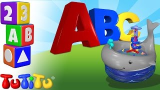 TuTiTu prescolastico  Impara linglese per i bambini  Alfabeto in Inglese  ABC da bagno [upl. by Weiman]