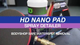 How to use SPRAY DETAILER as a lubricant with a NANO CLAY PAD [upl. by Blasien]