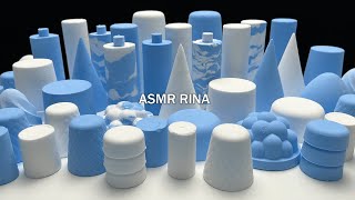 ASMR baking soda geometric shapes [upl. by Siravat951]